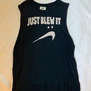 UNIF 'just blew it' muscle tee